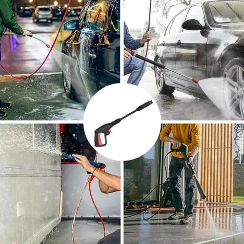 Miniatura 4 de Lavadora a presión de mano – Mini spray de jat, limpiador inalámbrico Máquina portátil de lavado de autos para limpieza de vehículos al aire