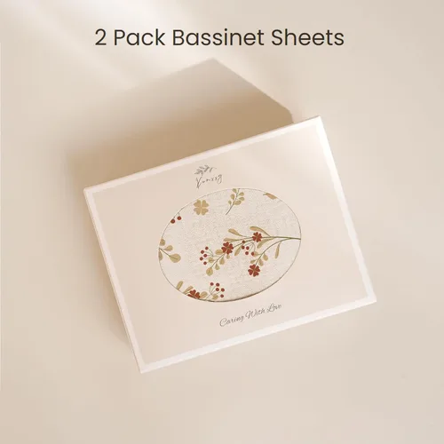 Miniatura 6 de Konssy Sábanas de muselina para cuna de bebé para niña y niño, paquete de 2, sábanas ajustadas transpirables para colchón de cuna de bebé, aptas