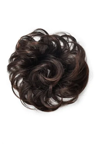 Miniatura 13 de Extensiones de cabello sintético para mujeres y niñas (1# negro azabache)