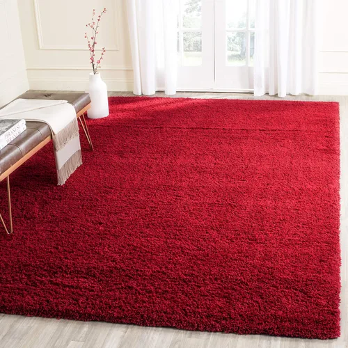 Miniatura 113 de SAFAVIEH Laguna Shag Collection - Alfombra decorativa, 2 pies 3 pulgadas x 4 pies, color beige, diseño sólido, no desprende pelusa y de fácil