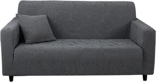 Miniatura 15 de Fundas elásticas para sofá de 1/2/3/4 plazas, funda para sofá biplaza/sillón, funda de sofá modular en forma de L, protector universal de muebles