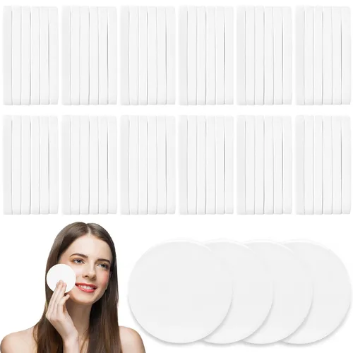 Miniatura 9 de 120 esponjas faciales comprimidas, esponja limpiadora facial, esponja de eliminación de maquillaje, esponja redonda exfoliante para mujeres, niñas
