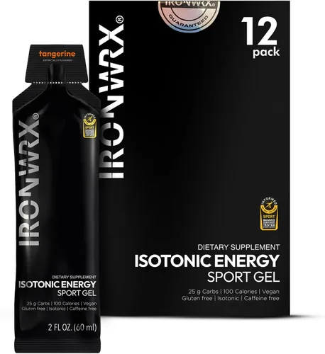 Miniatura 8 de Isotonic Energy Gels 0.88 oz de carbohidratos rápidos y electrolitos Combustible de resistencia sin desorden para correr, ciclismo y triatlones