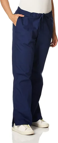 Miniatura 2 de Cherokee Workwear 4101 - Pantalones de uniforme quirúrgico para mujer, tiro natural, pierna acampanada, cordón ajustable