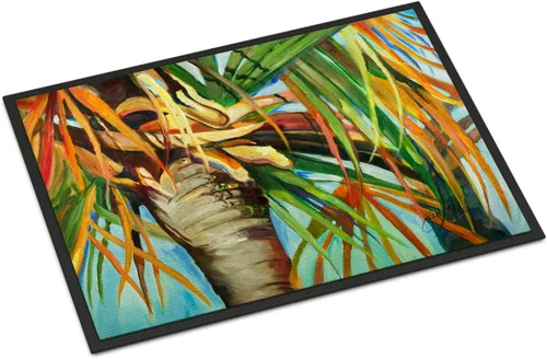 Miniatura 169 de Caroline's Treasures JMK1017JMAT - Tapete de caza de rana garza azul, 24 x 36 pulgadas, tapete para puerta delantera, interior y exterior