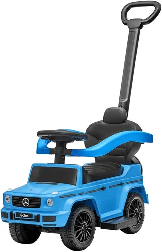 Miniatura 8 de Best Ride On Cars Mercedes G-Wagon - Coche de empuje 3 en 1 para niños pequeños de 1 a 3 años, cochecito de exterior para niños con música, sonidos