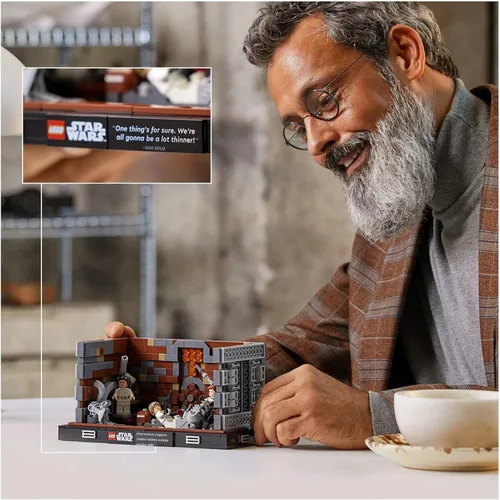 Miniatura 5 de LEGO Star Wars Death Star - Compactador de basura Diorama 75339 Kit de construcción (802 piezas)
