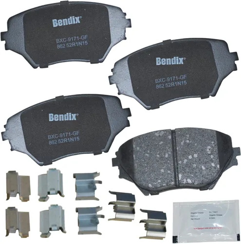Miniatura 296 de Pastillas de freno delanteras cerámicas Bendix Priority1 CFC2302 para Hyundai Elantra 2021, Sonata 2022-2020, Kia K5 2023-2021
