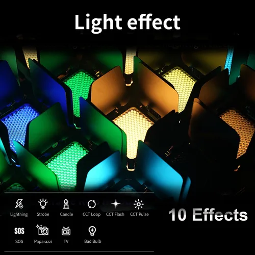 Miniatura 2 de ZHIYUN FIVERAY M20 Combo de luz de video bicolor [oficial], luz de fotografía de cámara portátil de 20 W, CRI 95+, 2700K-6500K, TLCI 97+, 4500mAh