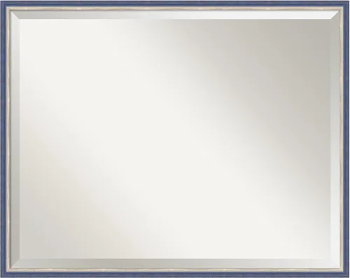 Miniatura 11 de Amanti Art Theo - Espejo de pared negro de 21 x 17 pulgadas, espejo rectangular estrecho de baño para decoración de pared de sala de estar, marco