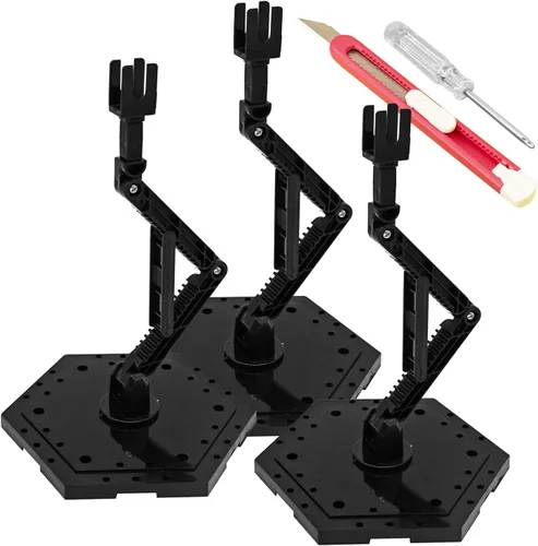 Gundam - Soporte de exhibición de base de acción, modelo Hobby, soporte para figura de acción, compatible con MG RG HG, soporte universal para 3