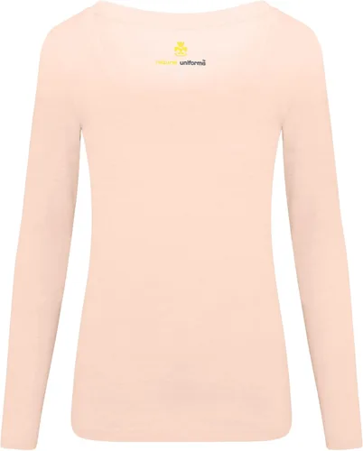 Miniatura 4 de Natural Uniforms Camiseta de manga larga extra ancha con cuello redondo para mujer