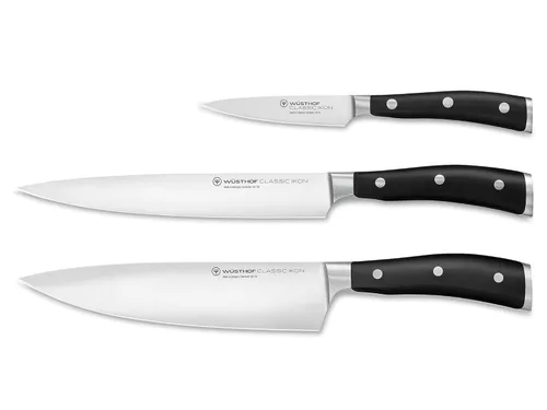 Miniatura 13 de Wüsthof Classic IKON Cuchillo de chef de 9 pulgadas, negro