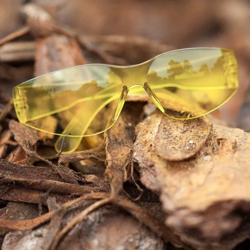 Miniatura 3 de BISON LIFE - Lentes de seguridad con protección envolvente resistente a arañazos, lente de policarbonato resistente a impactos ANSI Z87.1 4