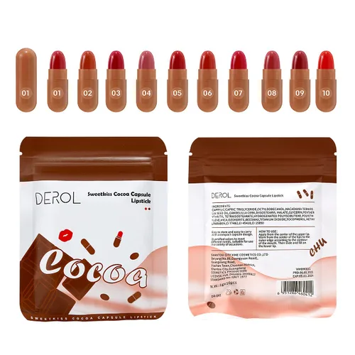 Lovelycat Mini lindo juego de lápices labiales, 16 lápices labiales mate, 16 colores, terciopelo, impermeable, de larga duración, lápiz labial mate,