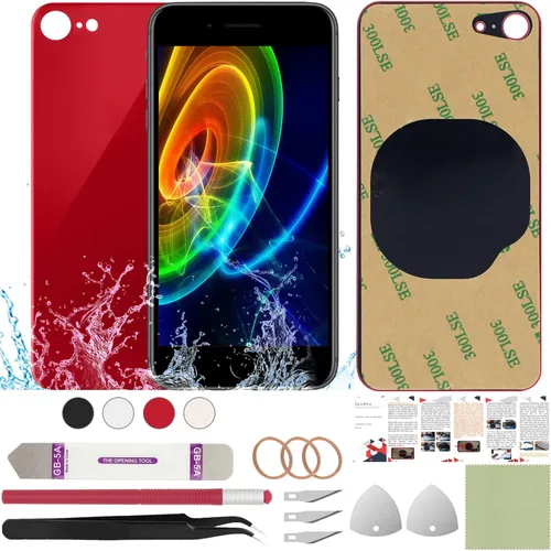 Miniatura 79 de Funda trasera de repuesto compatible con iPhone 8 de 4.7" + Herramientas profesionales (Gris espacial)