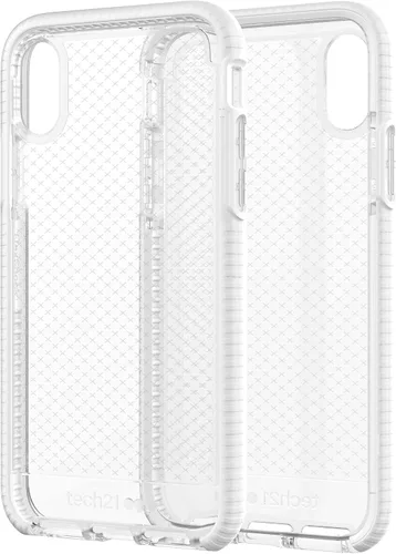 Miniatura 8 de Tech21 Evo Check - Funda delgada para iPhone X/XS, color blanco transparente, protección inalámbrica y resistente