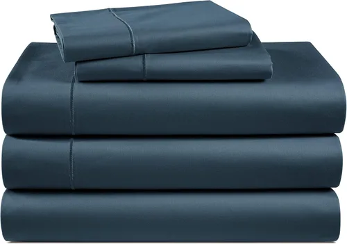 Miniatura 39 de Lane Linen Sábanas 100% de algodón egipcio, tamaño King, naturalmente transpirables y duraderas, cómodas para el invierno, ultra suaves, comodidad