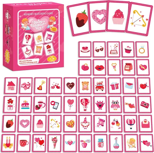 Miniatura 18 de gisgfim 50 pares de banderas de juego de memoria de Estados Unidos de concentración tarjeta de memoria educativas, juegos de geografía, juego