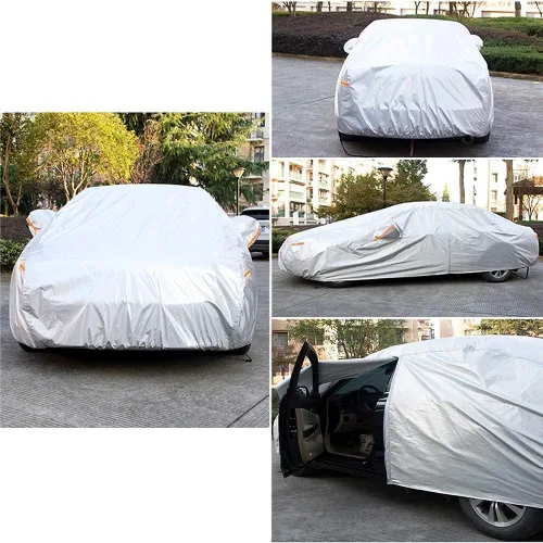 Miniatura 6 de Kayme - Cubierta completa impermeable de 6 capas para automóvil, apta para todo clima, protección para exteriores contra lluvia, rayos ultravioleta