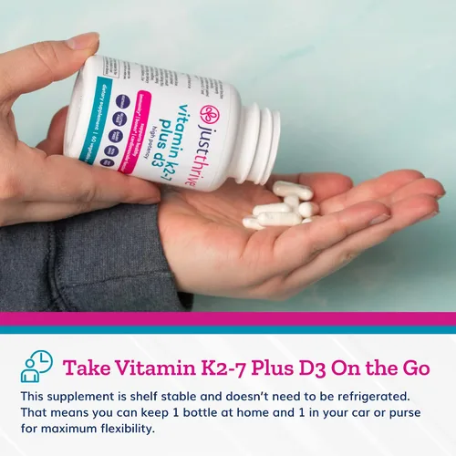 Miniatura 6 de Just Thrive Vitamina K2-7 Plus D3 - Suplemento para la salud inmunológica, cardíaca y ósea, 60 cápsulas vegetales