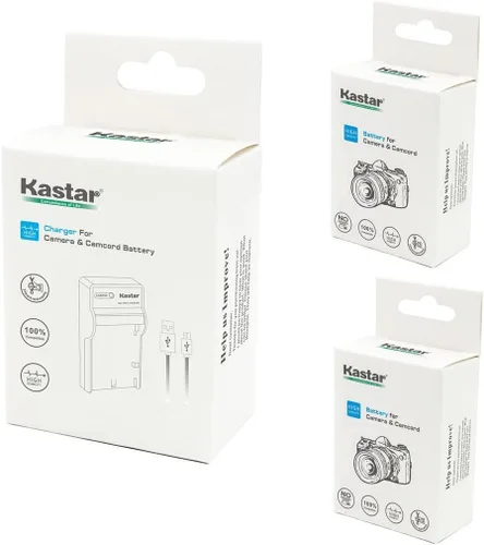 Miniatura 4 de Kastar Batería (X2) y cargador USB delgado para cámaras DSLR Canon LP-E10, LC-E10 y EOS 1100D, 1200D, T3, T5, Kiss X50, X70 y agarre LPE10