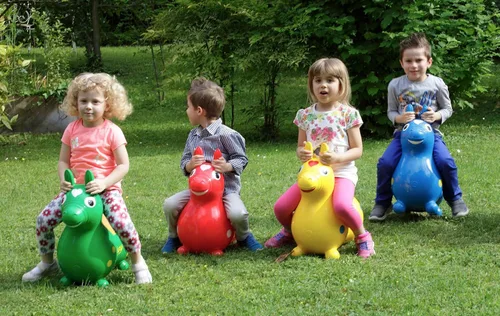 Miniatura 6 de Gymnic Rody Caballo Saltarín Azul