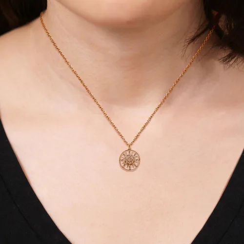 Miniatura 5 de Amazon Essentials . Collar con colgante celta de plata de ley 925 para mujer, cadena Rolo de 18 pulgadas, joyería hipoalergénica para mujer