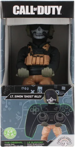 Miniatura 6 de Power Up Factory Exquisite Gaming: Call of Duty: Teniente Simon "Ghost" Riley - Soporte original para teléfono móvil y controlador