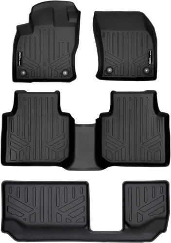 Miniatura 16 de Maxliner - Alfombrilla para todo tipo de clima, para carga, detrás de la tercera fila, para Volkswagen Atlas 2018-2025 2-Negro