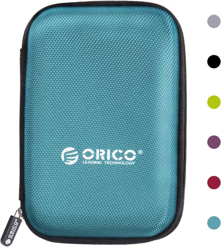 Miniatura 13 de ORICO Estuche para disco duro de 2.5 pulgadas, bolsa de transporte de almacenamiento de unidad externa, impermeable, a prueba de golpes