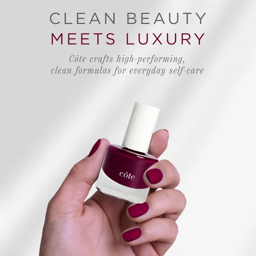 Miniatura 7 de Cote Beauty's Sangria - Esmalte de uñas natural ciruela, acabado suave y crema, tono joya, esmalte de uñas de larga duración, resistente a