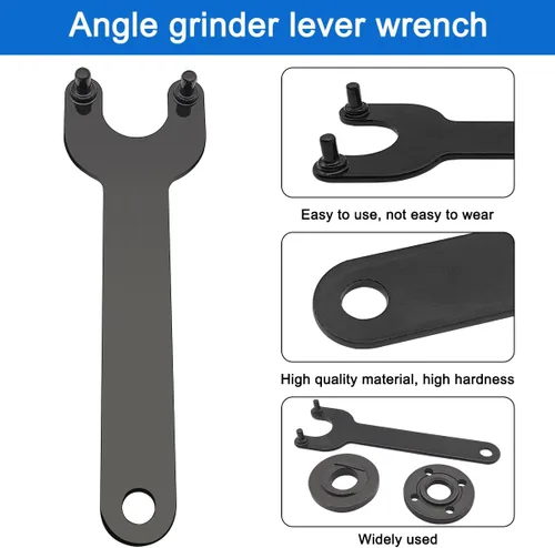 Miniatura 3 de Kit de 3 llaves de brida angular, amoladora angular, tuerca de bloqueo de metal de brida 5/8-11, piezas de repuesto para amoladoras angulares