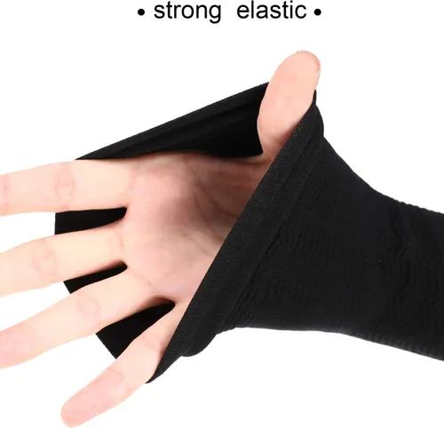 Miniatura 3 de WILLBOND 4 pares de mangas de brazo elásticas de compresión para brazos, moldeadores de brazos deportivos para mujer