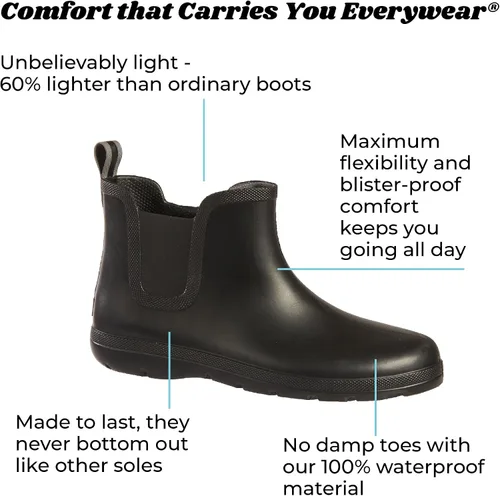 Miniatura 3 de totes Men's Everywear Chelsea Rain Boots Ankle