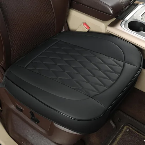 Miniatura 18 de GIANT PANDA 1 funda de asiento delantero de automóvil, protector de asiento de automóvil de piel sintética para el 95% de los vehículos, se adapta