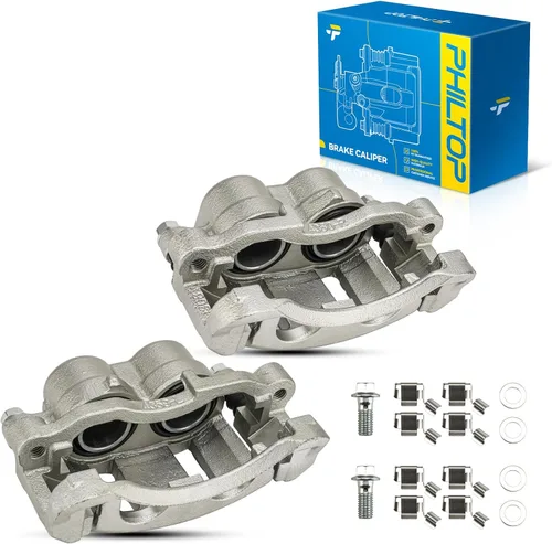 Miniatura 66 de PHILTOP Pinza de freno delantera compatible con S10 1982-2003, Sonoma 1991-2003, Camaro 1982-1992, El Camino 1978-1987, Monte Carlo 1978-1988
