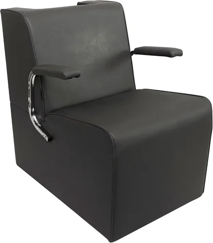 Miniatura 9 de Chromium PureSana - Silla secadora de pelo con plataforma de vinilo, color negro