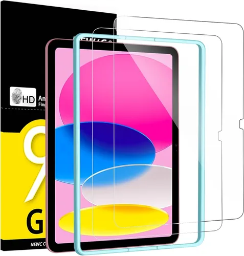 Miniatura 10 de NEW'C Paquete de 2 protectores de pantalla diseñados para iPad Air 2025 de 11 pulgadas (M3), iPad Air 2024 de 11 pulgadas (M2), vidrio templado, sin