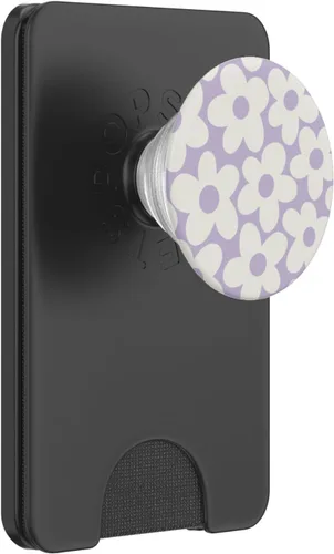 Miniatura 7 de PopSockets PopGrip para mujer, diseño de flores estéticas, diseño floral, retro, con margaritas