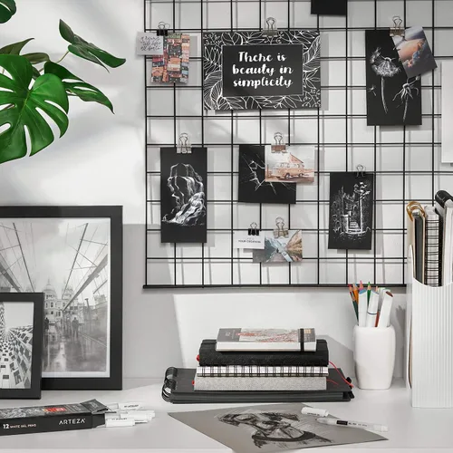 Miniatura 7 de ARTEZA Bolígrafos de gel blancos, paquete de 3, bolígrafos blancos para artistas, ideales para dibujar y escribir