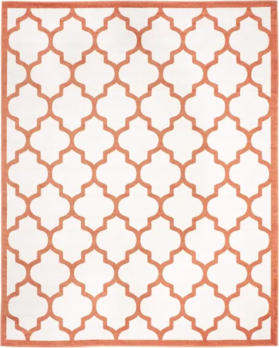 Miniatura 34 de SAFAVIEH Amherst Collection AMT420E - Alfombra para pasillo, 2 pies 3 pulgadas x 7 pies, beige y gris claro, diseño de enrejado marroquí,