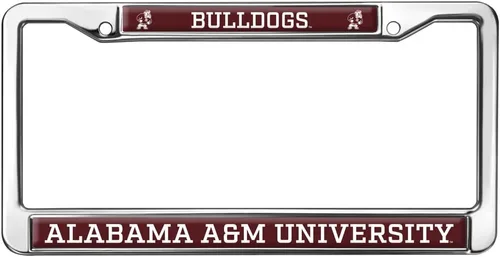 Miniatura 70 de Texas A&M University - Texarkana Mascot - Marco de metal estándar para placa de matrícula de tamaño completo