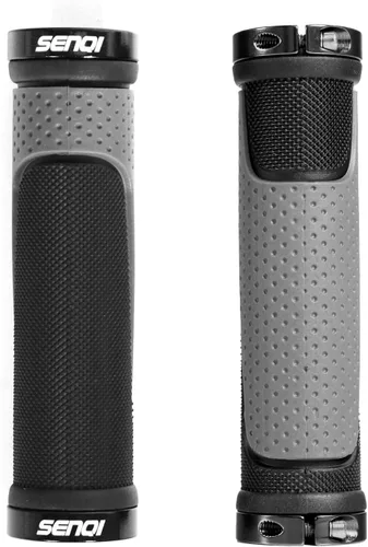 Miniatura 9 de Puños de bicicleta ligeros de 5.118 in y 3.543 in, manillar de 0.874 in, antideslizantes, adecuados para bicicletas de montaña y BMX de múltiples