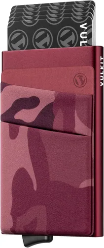 Miniatura 13 de VULKIT Card Holder with Money Pocket Pop Up Wallet RFID Blocking Slim Metal Bank Card Case Holds 5 Cards and Notes
