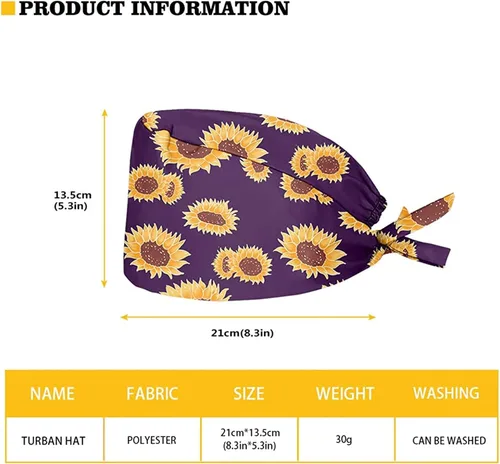 Miniatura 8 de Babrukda Paquete de 2 gorras con banda para el sudor ajustable con lazo en la espalda, gorro divertido