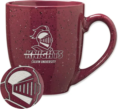 Miniatura 266 de Rico Industries NCAA Virginia Tech Hokies Maroon - Taza de café de cerámica grabada con láser, color del equipo, 16 onzas