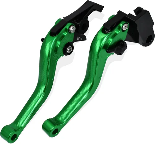 Miniatura 15 de 3D Fishbone Pattern Short Brake Clutch Lever for Yamaha Fazer FZ-1 FZ-8 FZ-6 FZ-6R FZS600, CNC Aluminum Alloy Made (Black)