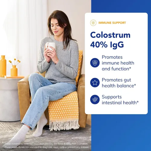 Miniatura 3 de Pure Encapsulations Calostro 40% IgG Apoyo Inmune Altamente Concentrado 90 Cápsulas