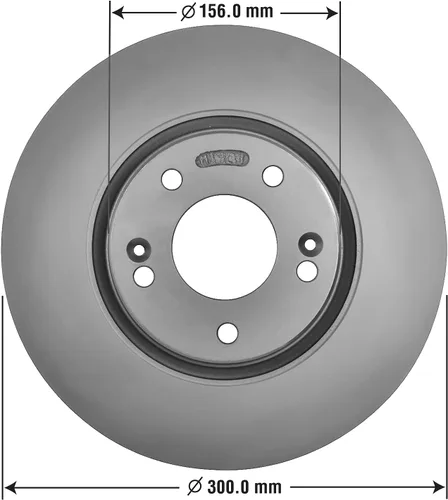 Miniatura 4 de Goodyear Frenos PRK3626F Kit de Frenos Delanteros Premium con Par (2) de Rotores de Freno Recubiertos AntiOx y Pastillas de Freno Cerámica